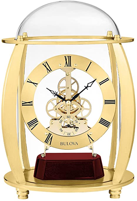 Bulova Merrick 2024 Mantle Clock Bluetooth®-enabled speaker system