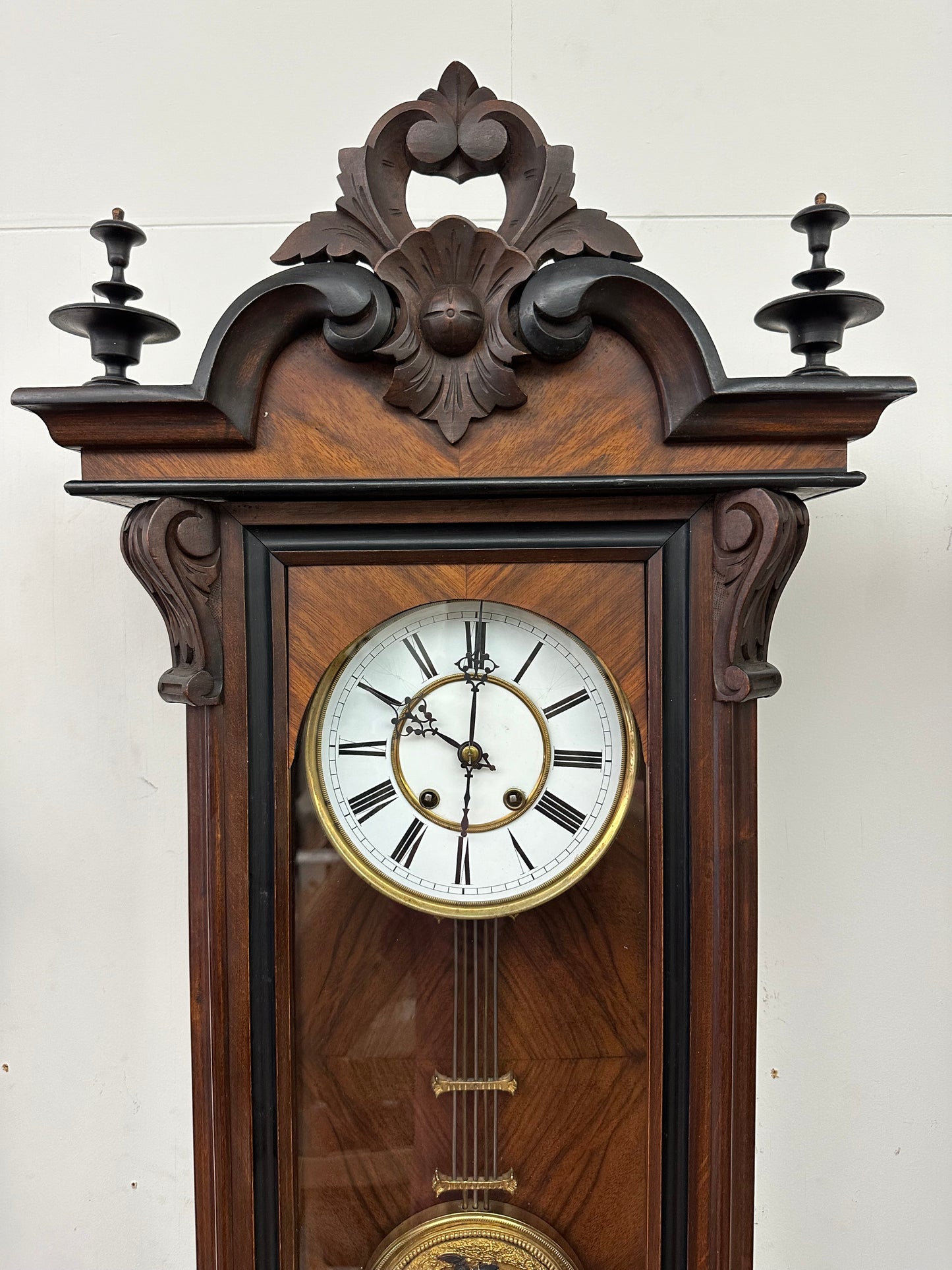 ANTIQUE GERMAN R&A WALL CLOCK