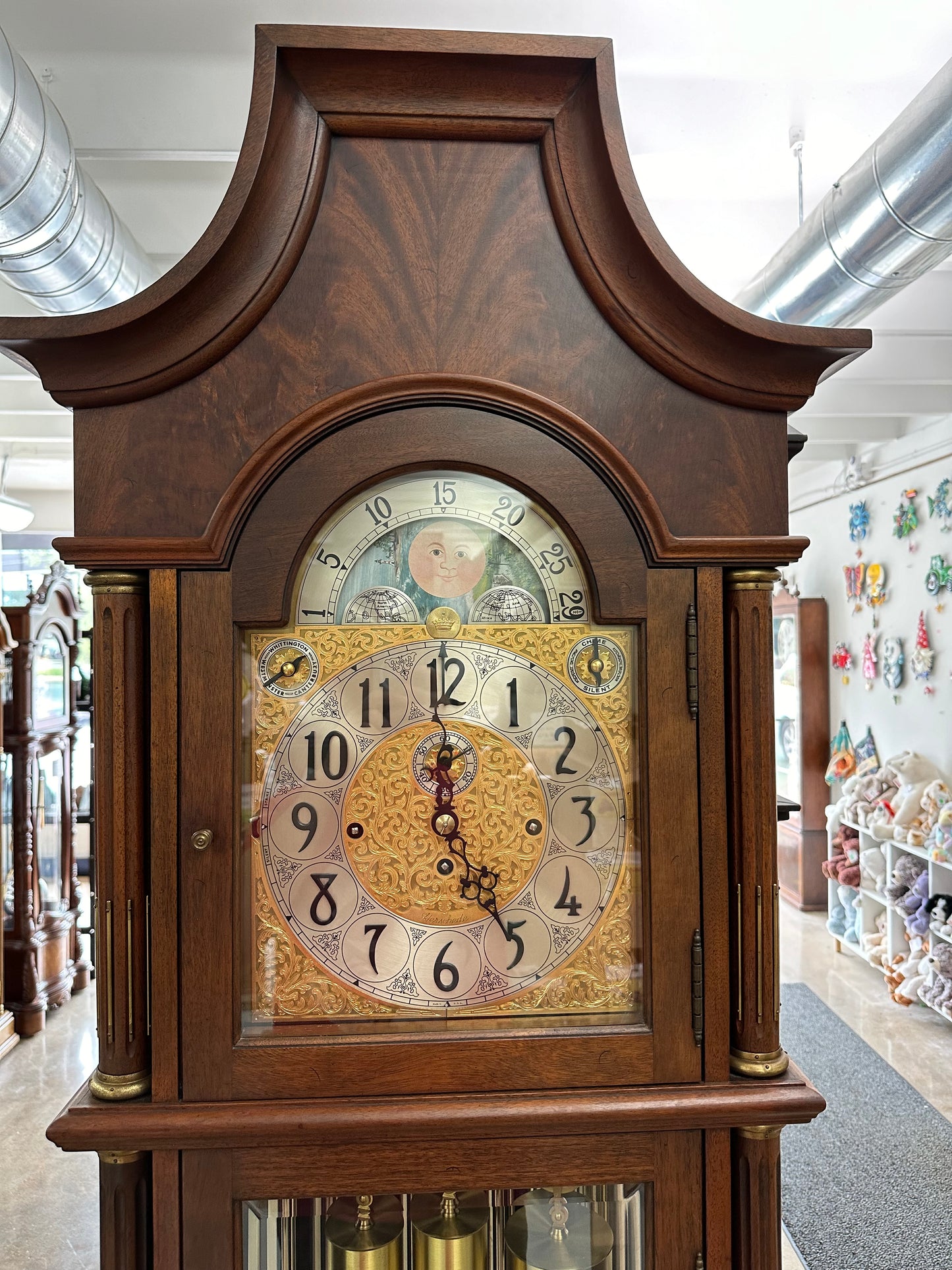 Herschede - VINTAGE ALEXANDER HAMILTON GRANDFATHER CLOCK (120)