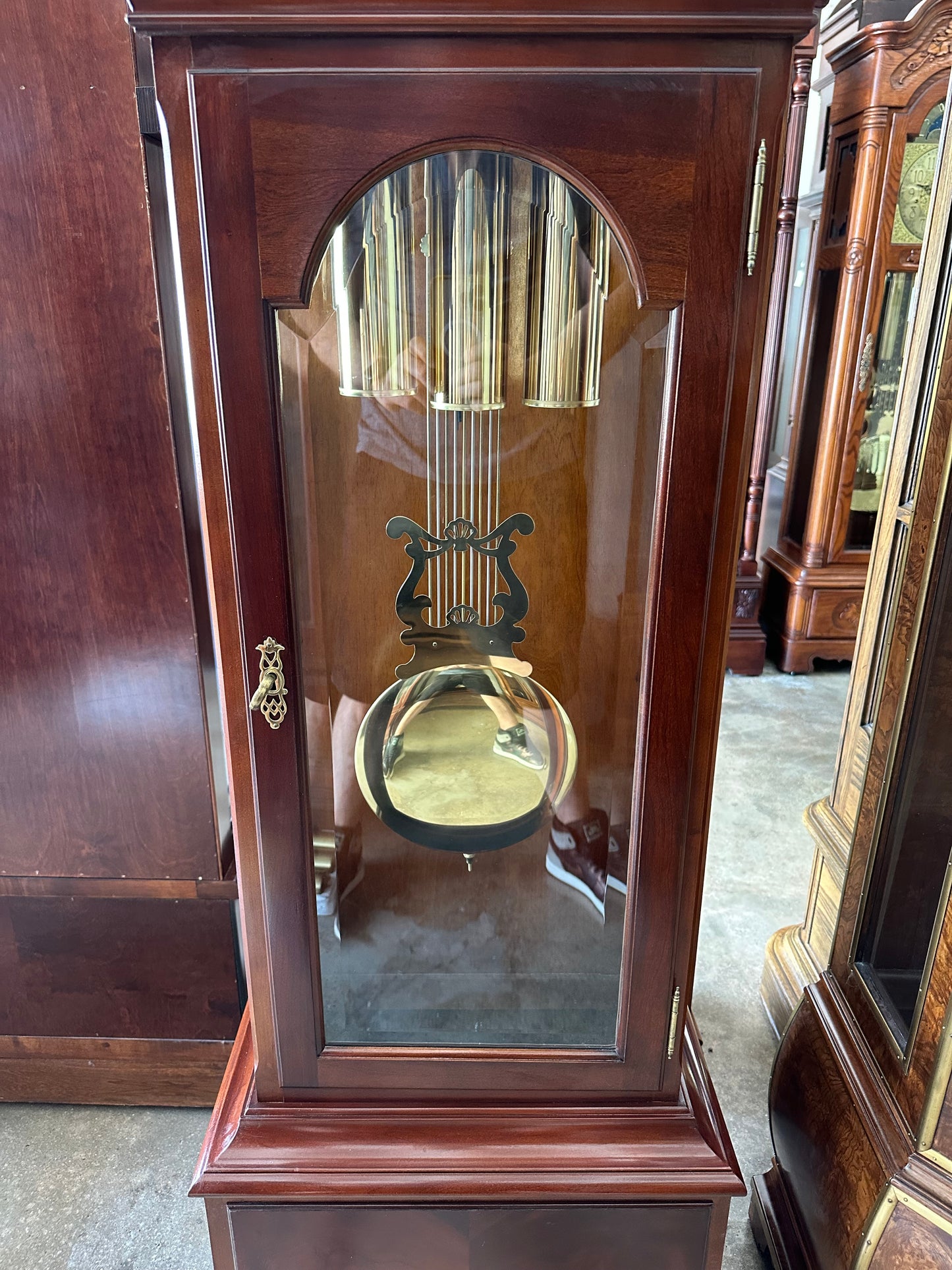 Vintage - Sligh Grandfather Clock 0913-1-AN