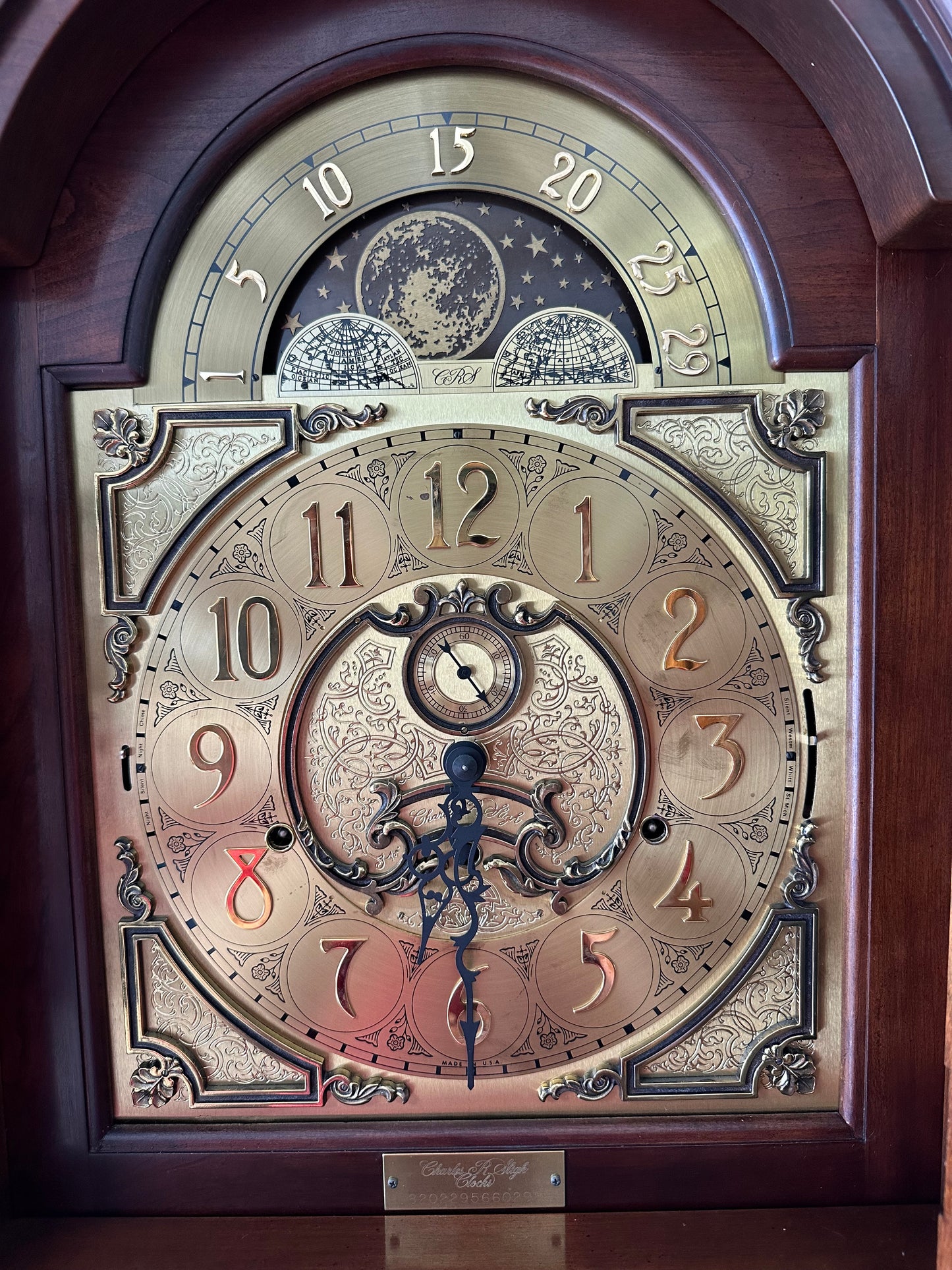 Charles R. Sligh - VINTAGE GRANDFATHER CLOCK