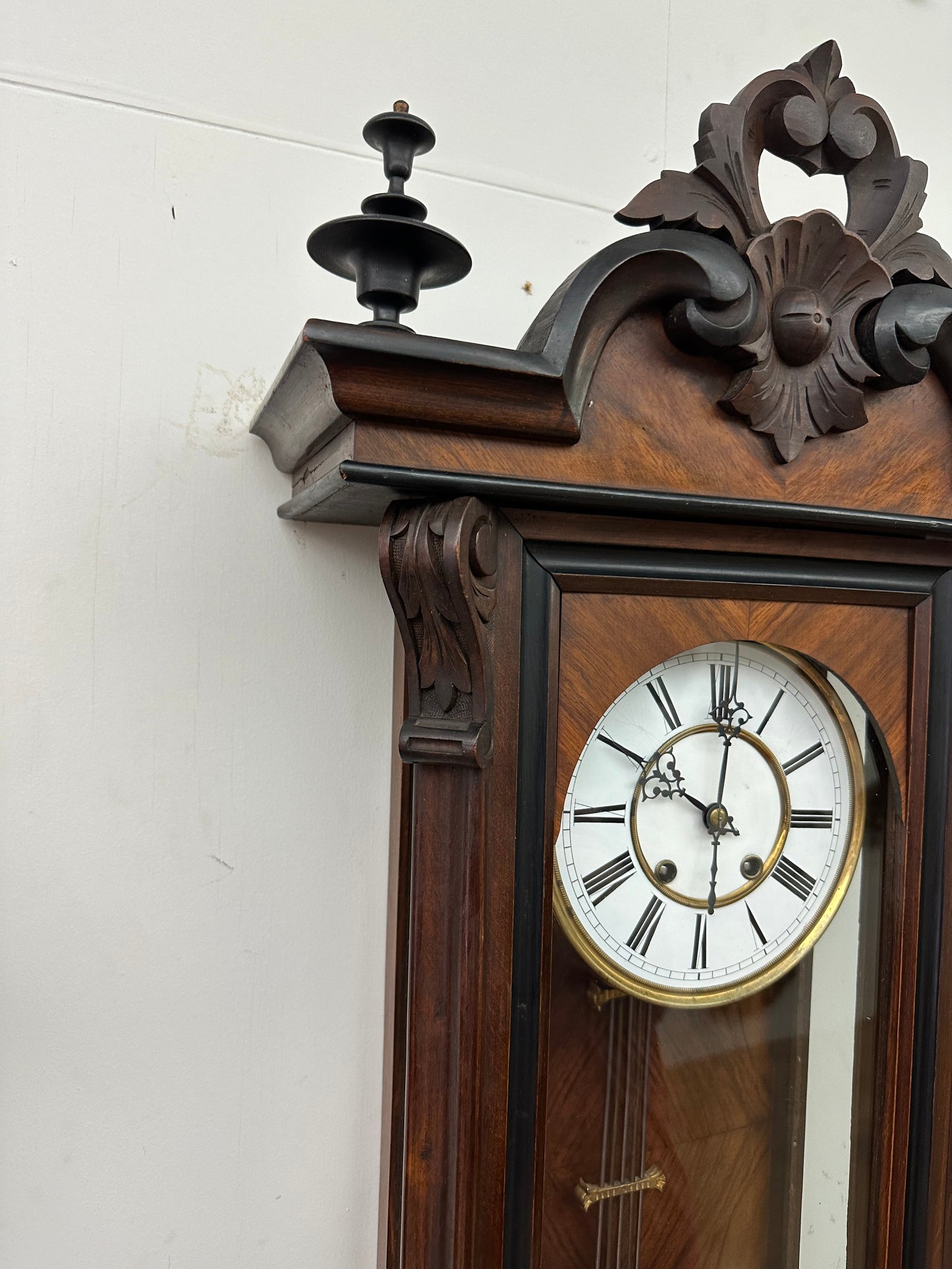 ANTIQUE GERMAN R&A WALL CLOCK