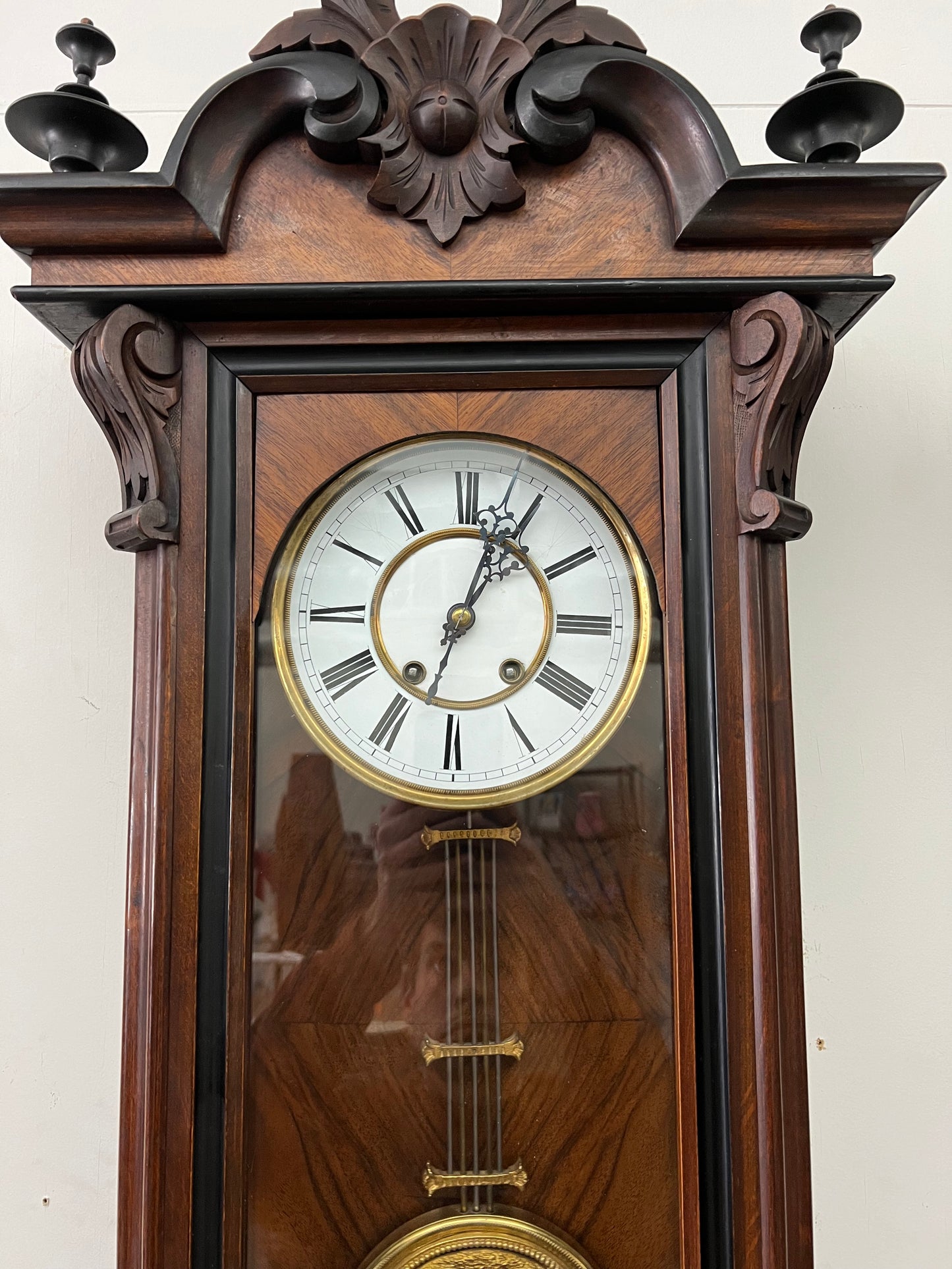 ANTIQUE GERMAN R&A WALL CLOCK