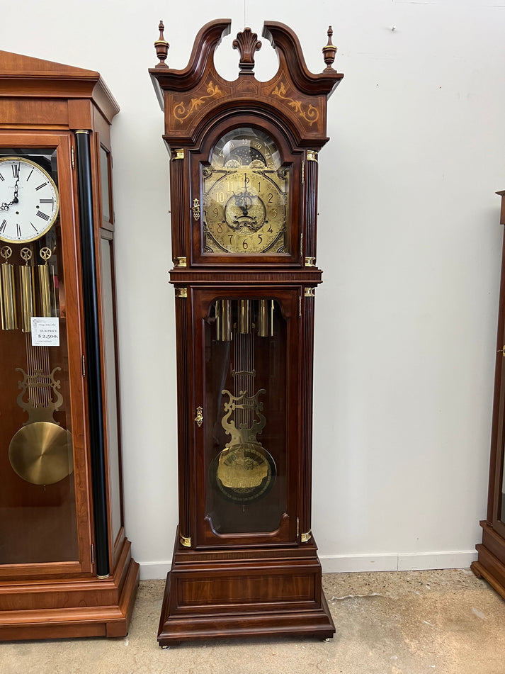 Charles R. Sligh - VINTAGE GRANDFATHER CLOCK – McGuiresclocks