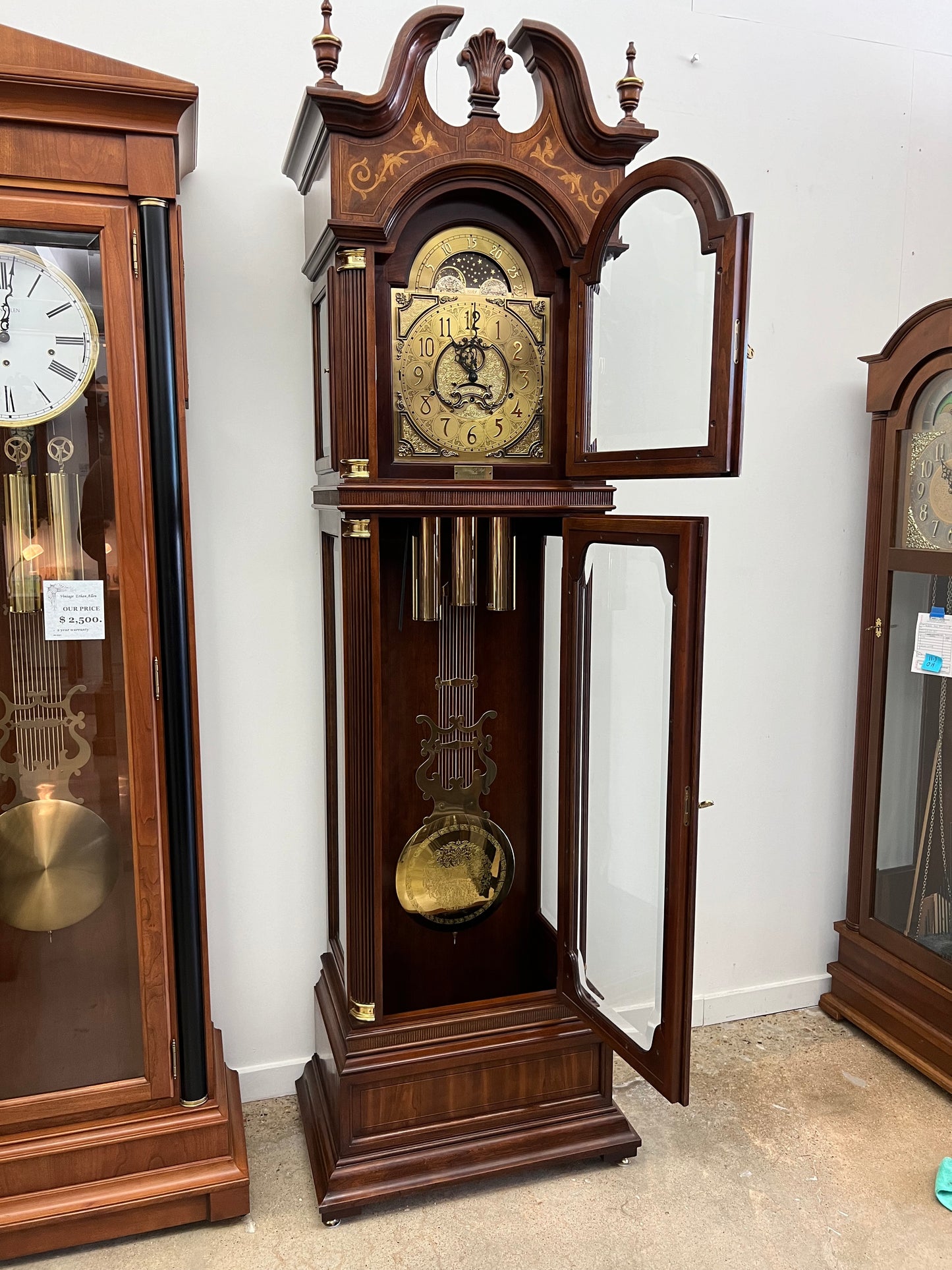 Charles R. Sligh - VINTAGE GRANDFATHER CLOCK