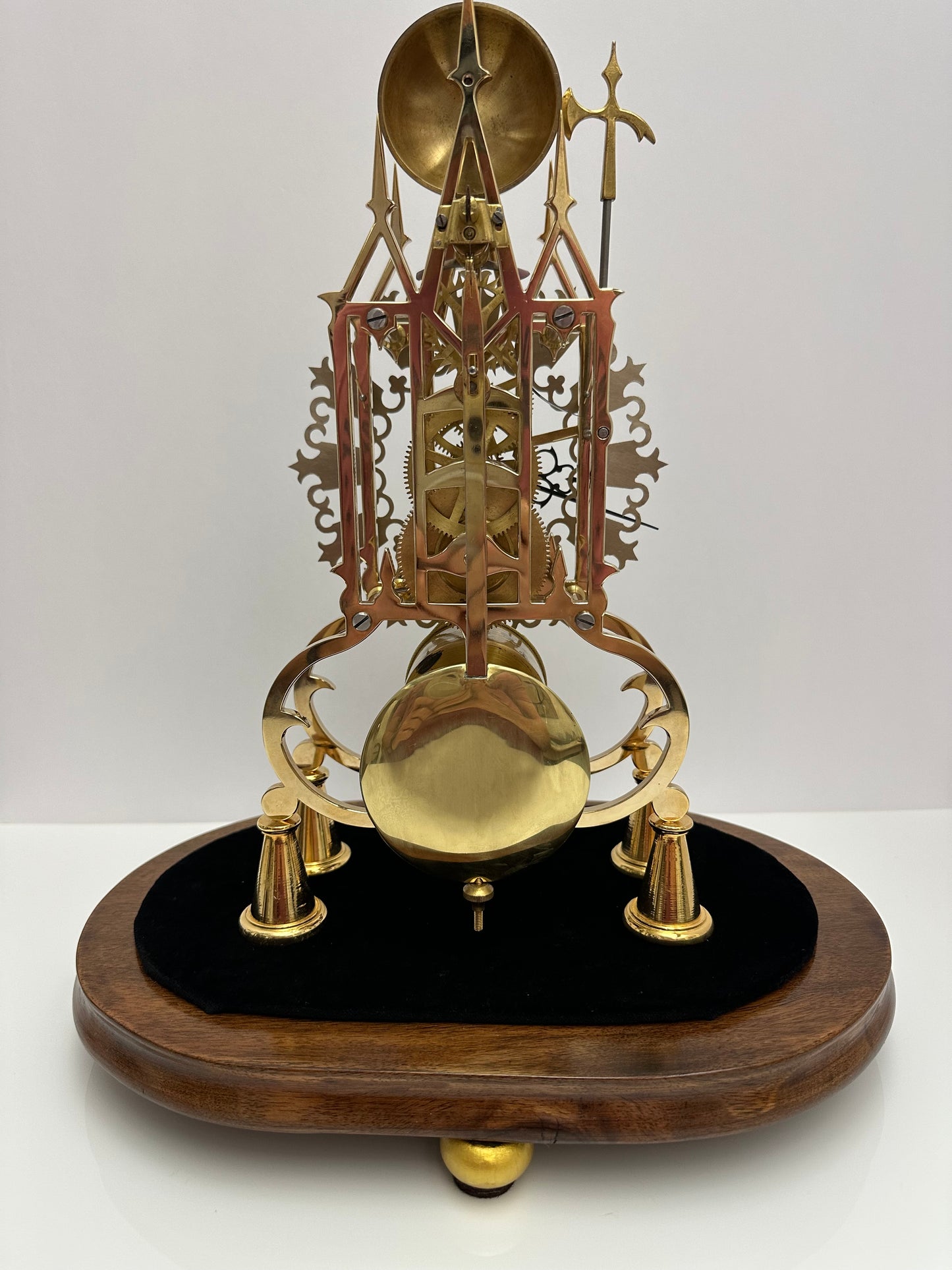 Vintage - 1 Spring Fusee Skeleton Clock